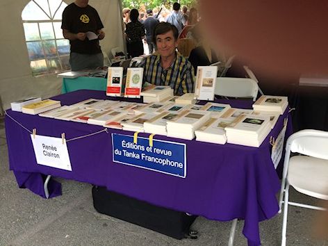 Editions du tanka francophone au marché de la poésie 2018