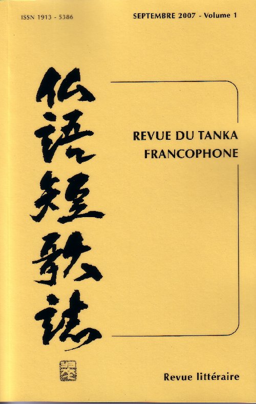 Le premier numéro de la Revue du tanka francophone - septembre 2007